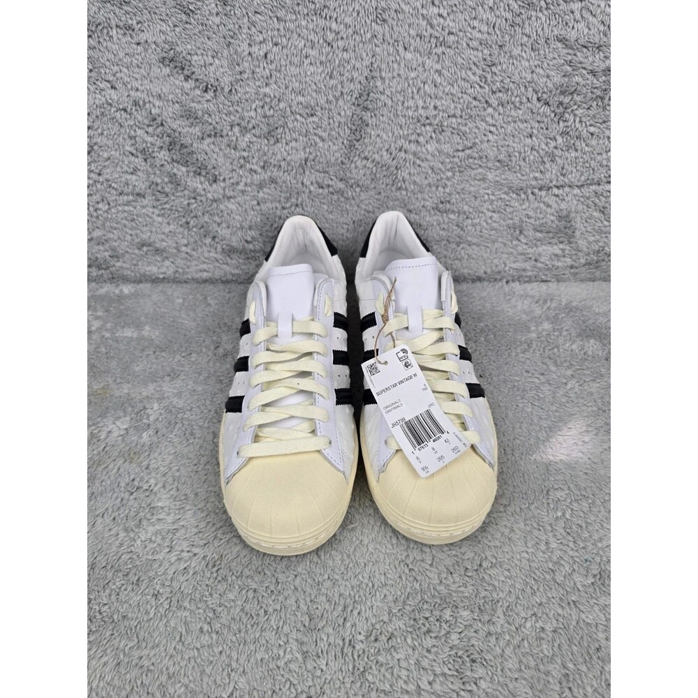 Adidas Originals Superstar Vintage Cloud White Core Black Cream(Women's) Size9.5 - Picture 2 of 9